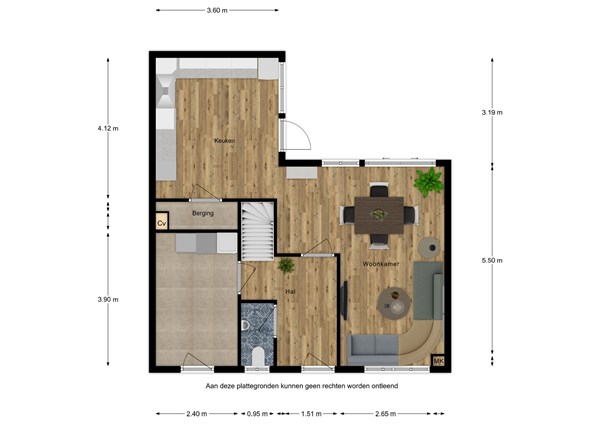 Floorplan - Oudestad 66, 4501 JC Oostburg